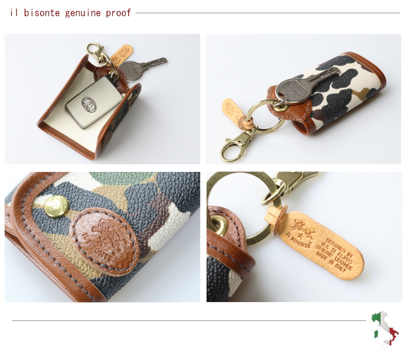 IL BISONTE（イルビゾンテ） キーケース スマートキーキーケース