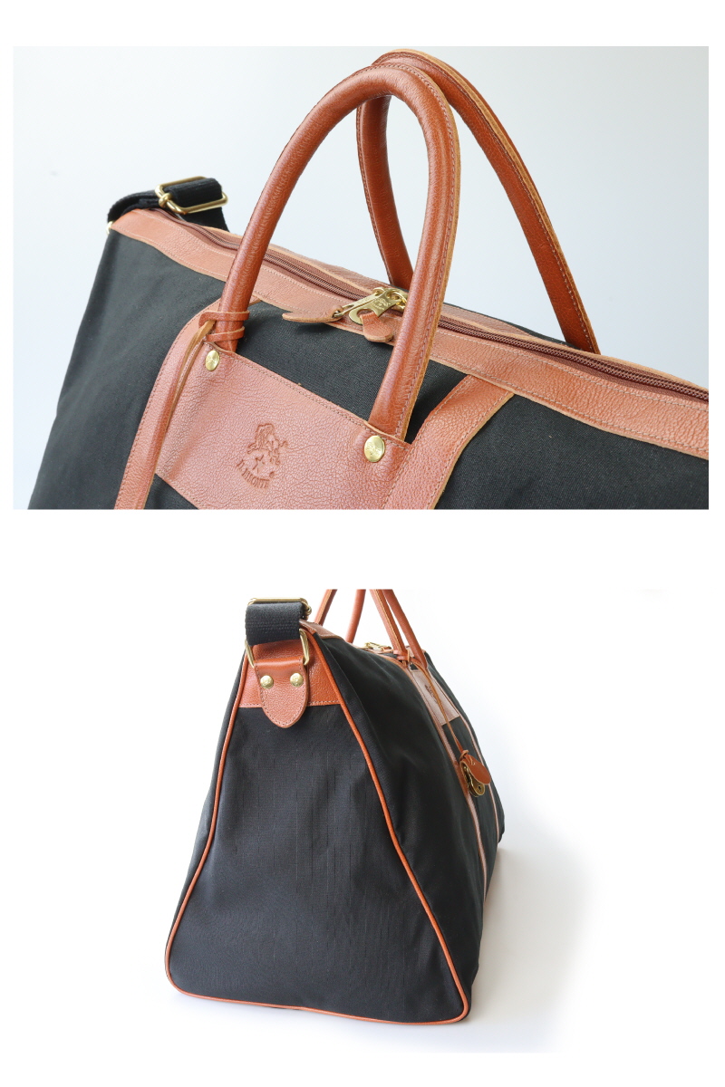 イルビゾンテ⭐︎ブラックキャンバス ボストンバッグ ボストンバッグ