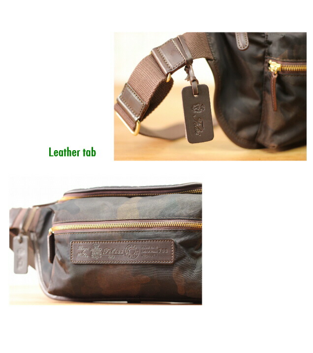 美品】Felisi ボディバッグ カモフラージュ 本革 799