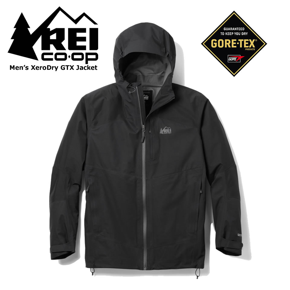 REI-Coop アールイーアイ M's XeroDry GTX Jacket メンズ ゼロドライ ゴアテックス パックライト ジャケット