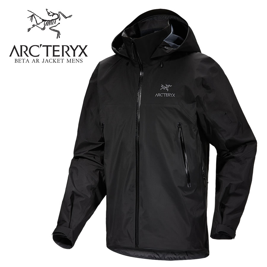 ARC'TERYX アークテリクス BETA AR JACKET ベータ AR フードジャケット メンズ NEWモデル 最高峰アウトドアブランド  31074 / X000007082 BLACK