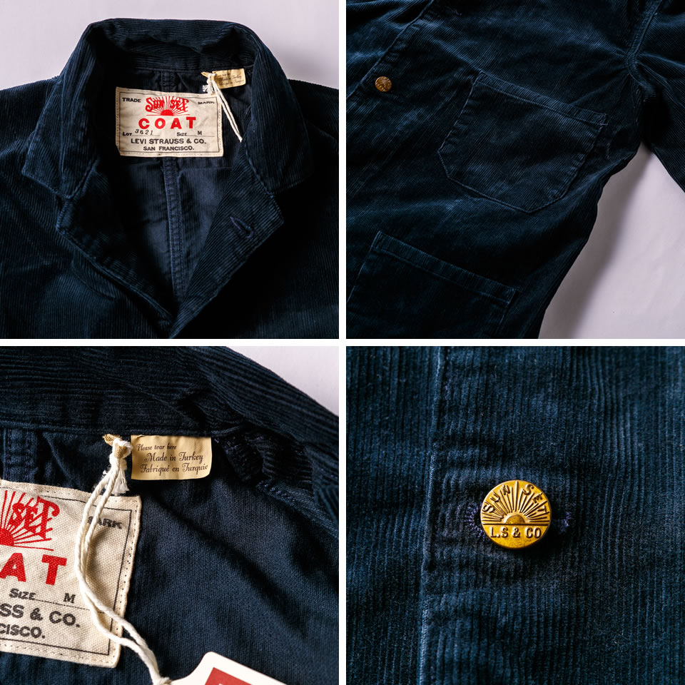 LEVI'S リーバイス VINTAGE 1920'S SUNSET CORD JACKET コーティロイ