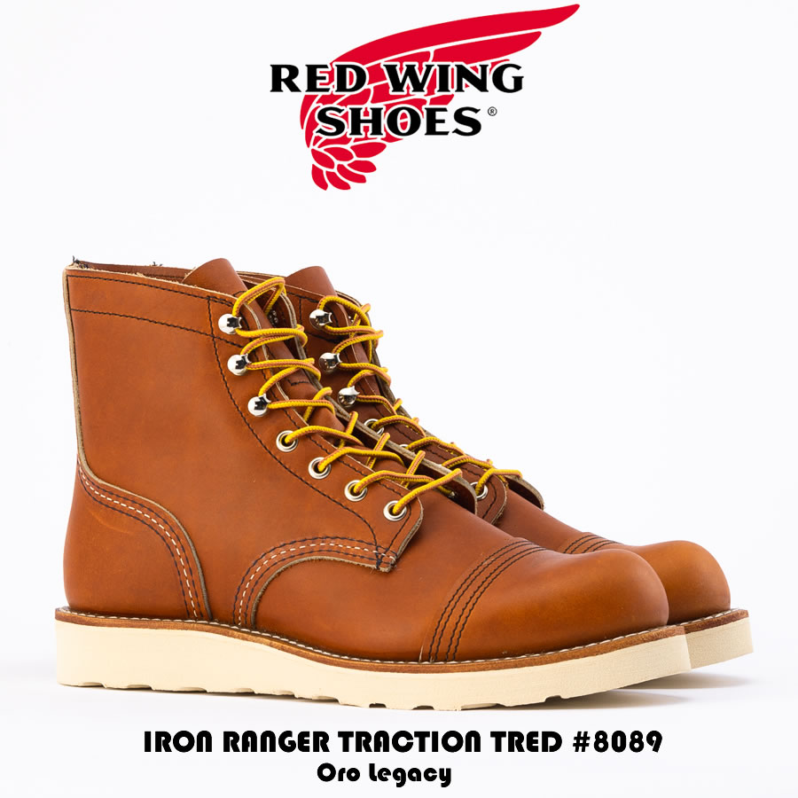 RED WING レッドウイング IRON RANGER アイアンレンジャー メンズ ブーツ 8089 オロレガシー トラクショントレッドソール  Dワイズ