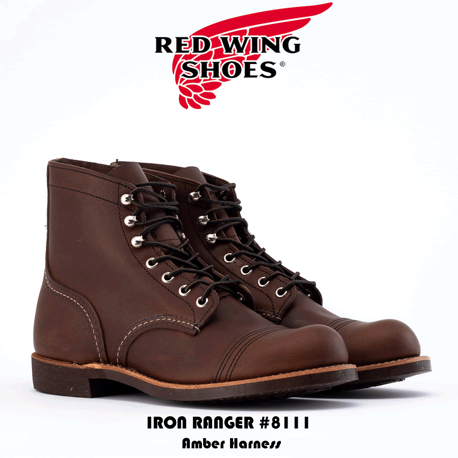 RED WING レッドウイング IRON RANGER アイアンレンジャー メンズ ブーツ 8111 アンバーハーネス Dワイズ