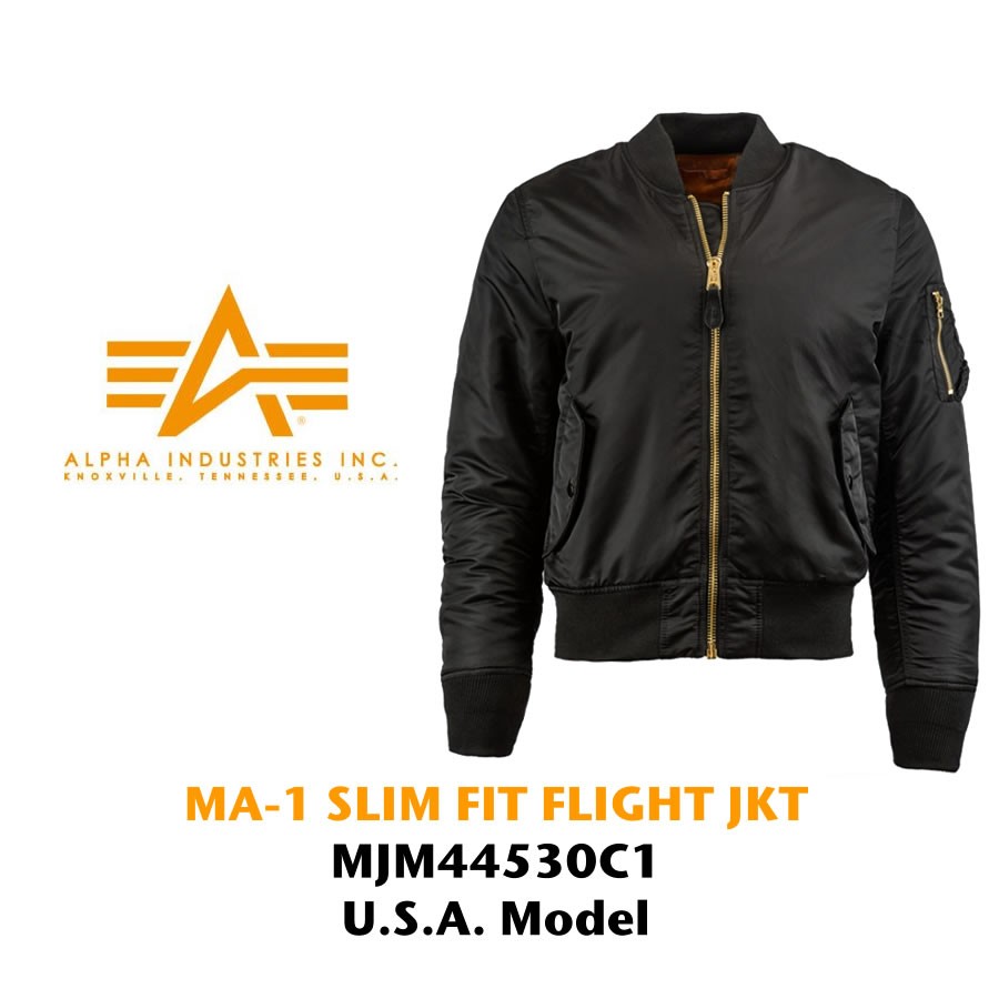アルファ インダストリーズ MA-1 スリムフィット フライトジャケット