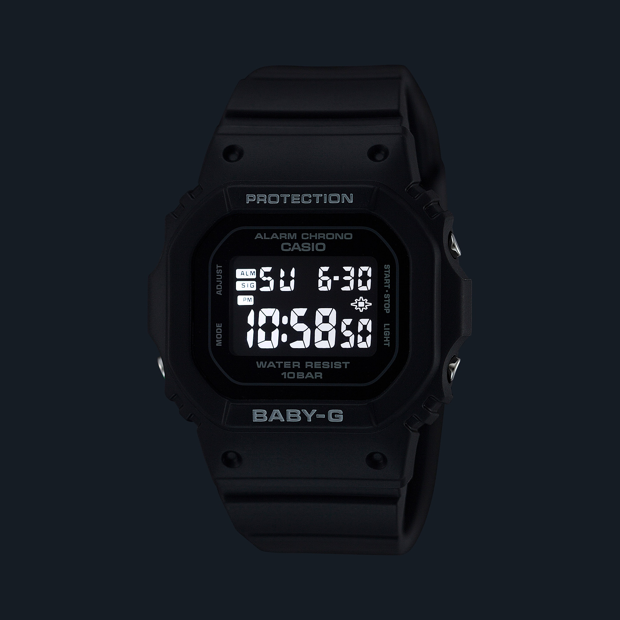 カシオ CASIO ベビーG BABY-G 565 SERIES BGD-565U-1JF ブラック文字盤 国内正規品 腕時計 レディース メンズ