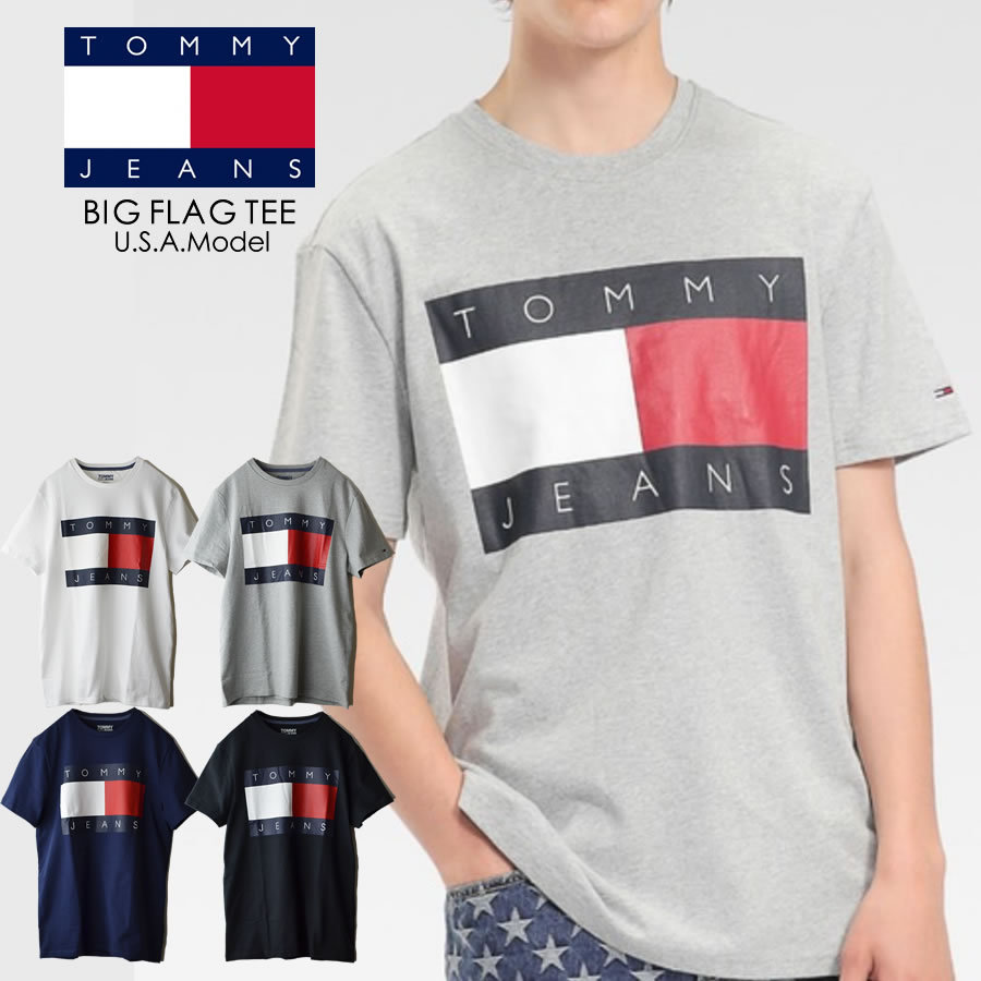【トミー ヒルフィガー】 Jeans Flag T-Shirt【残り少】 トミー ヒルフィガー】Tommy Jeans Flag T-Shirt【残り少】