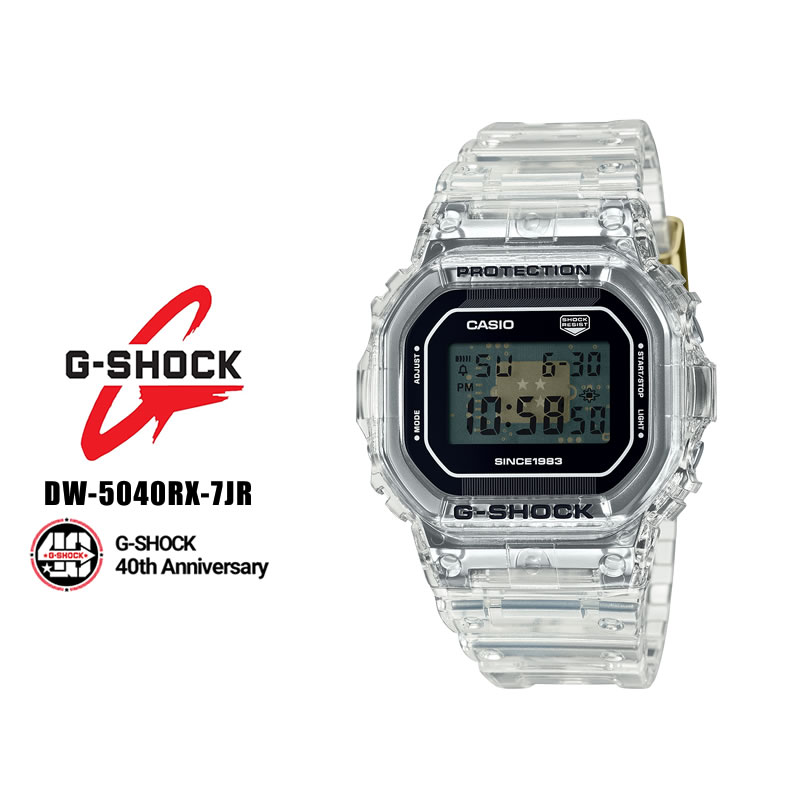 全国無料得価カシオG-SHOCK DW-5040RX-7JR 40周年G-SHOCK限定 時計