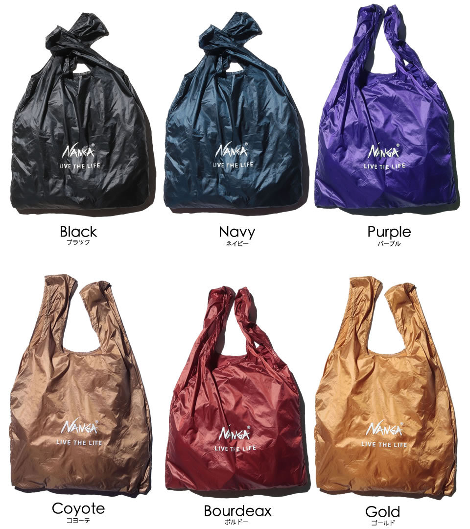 NANGA ナンガ POCKETABLE ECOBAG ポケッタブル エコバッグ LIVE THE LIFE :RC-peb22:RAY ONLINE  STORE - 通販 - Yahoo!ショッピング