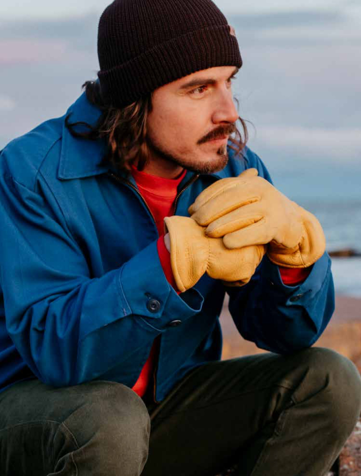 RED WING SHOES レッドウイング LINED BUCKSKIN LEATHER GLOVE