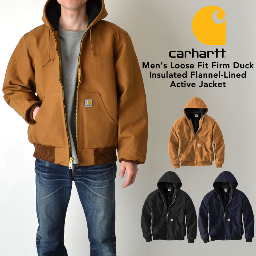 Carhartt カーハート J140 DUCK QUILTED FLANNEL-LINED JACKET アクティブジャケット MADE IN USA