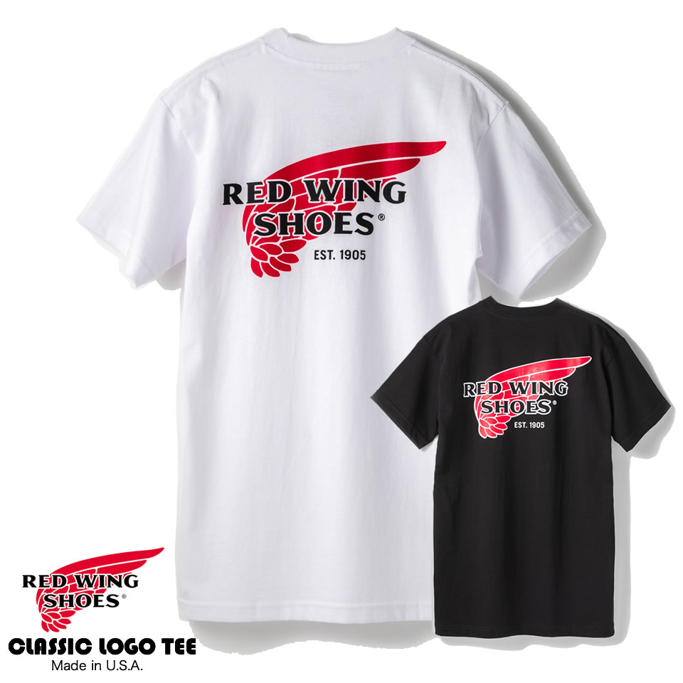 RED WING SHOES レッドウイング LOGO TEE ウィングロゴ バック