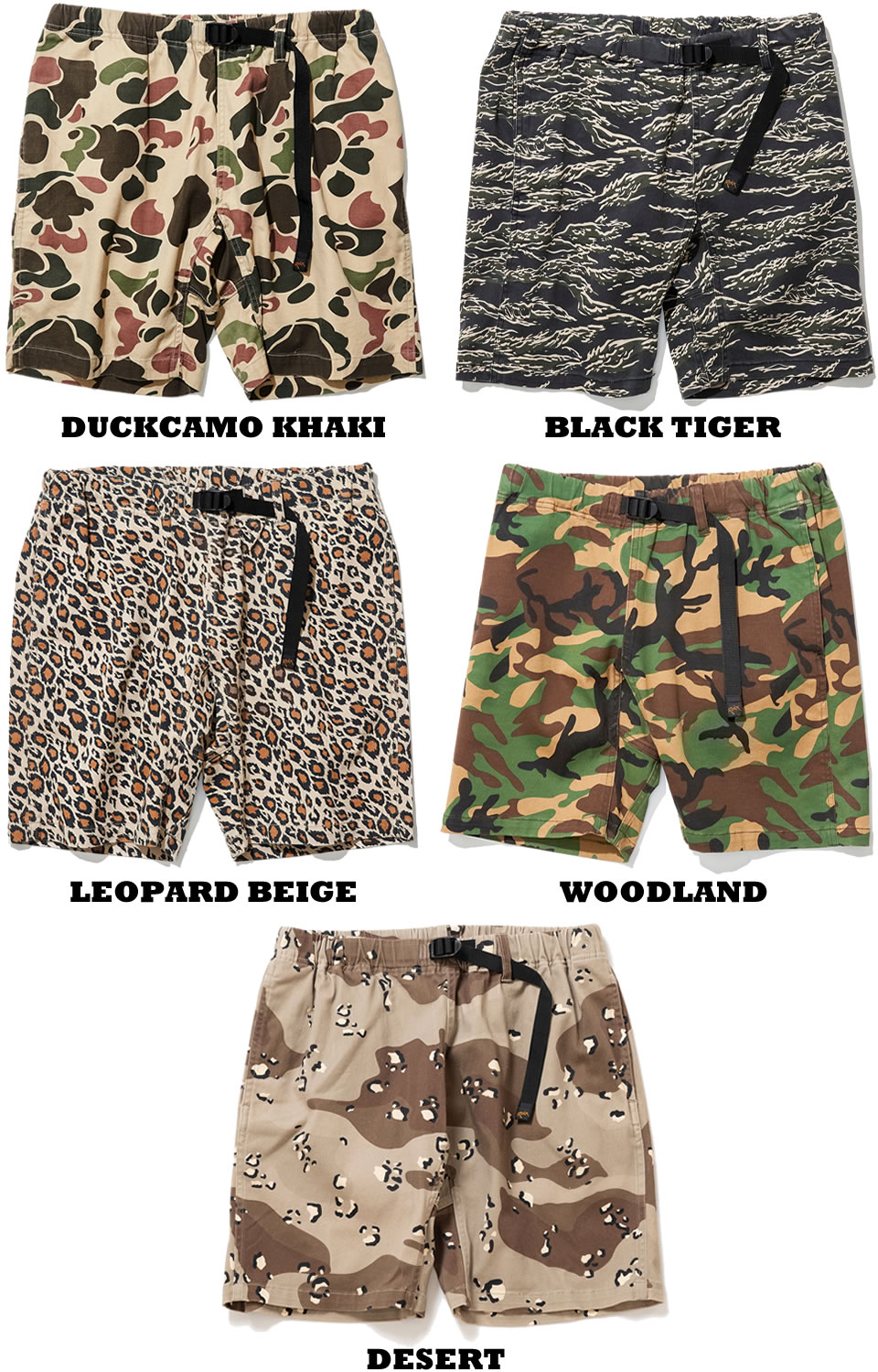 ROKX（ロックス） ROKX MG CAMOUFLAGE CLIMBING SHORTS カモフラ