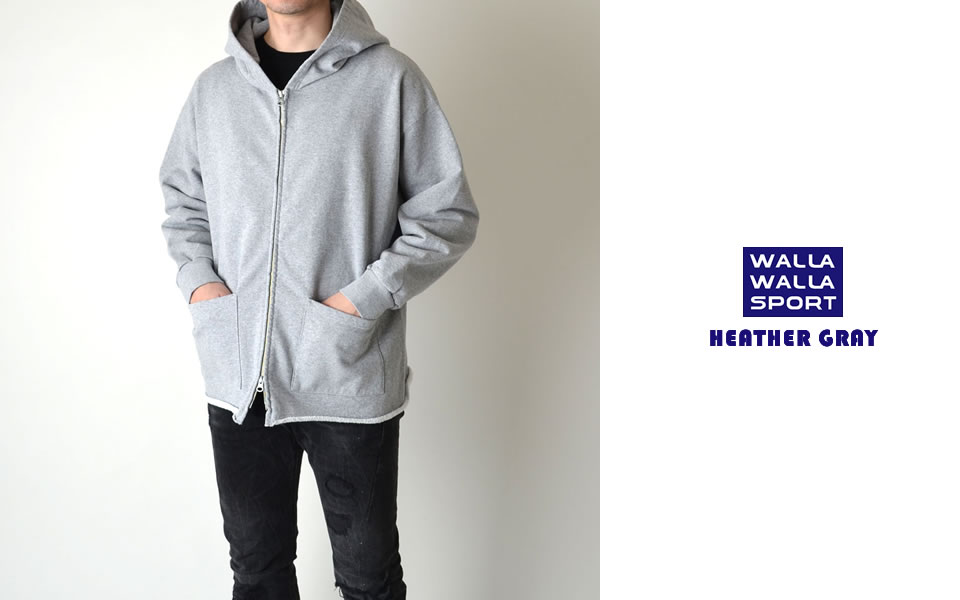 WALLA WALLA SPORT（ワラワラスポーツ） 13oz FULL ZIP HOODIE