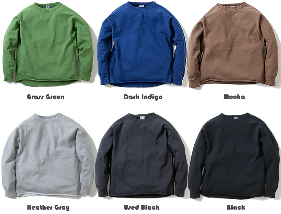 WALLA SPORT ワラワラスポーツ 13oz CREW SWEAT SHIRT