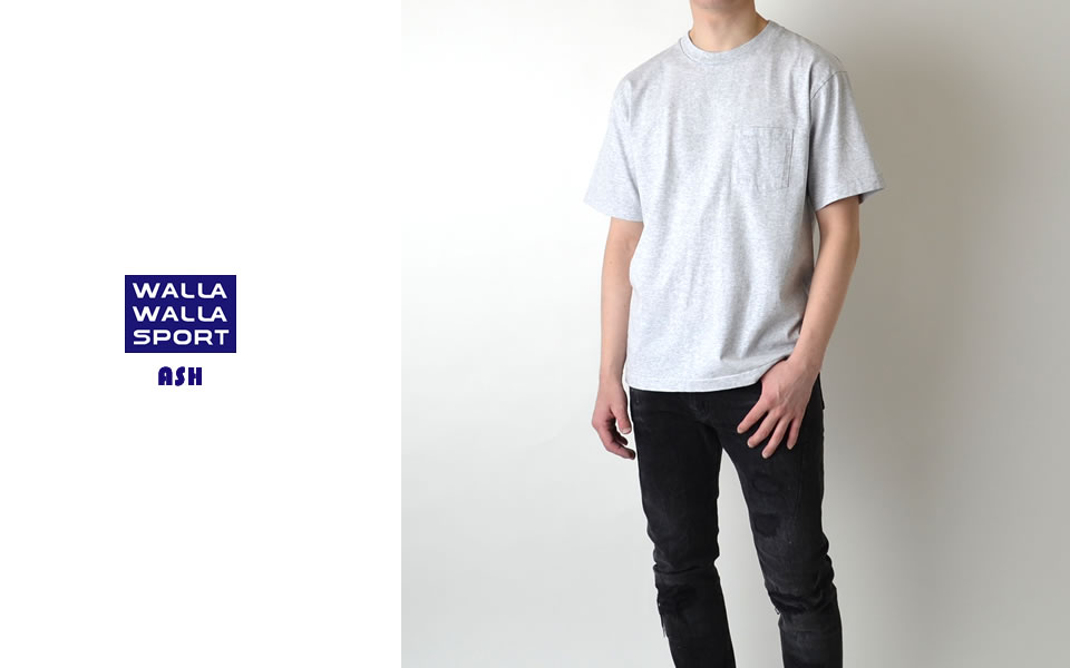 WALLA WALLA SPORT（ワラワラスポーツ） 6oz TUBE POCKET TEE 6オンス