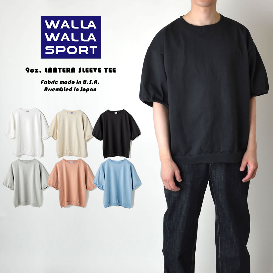 WALLA WALLA SPORT（ワラワラスポーツ） 9oz LANTURN SLEEVE TEE 9