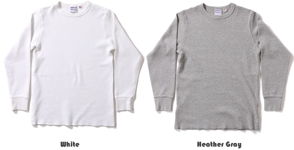 WALLA WALLA SPORT（ワラワラスポーツ） US MADE THERMAL CREW LONG