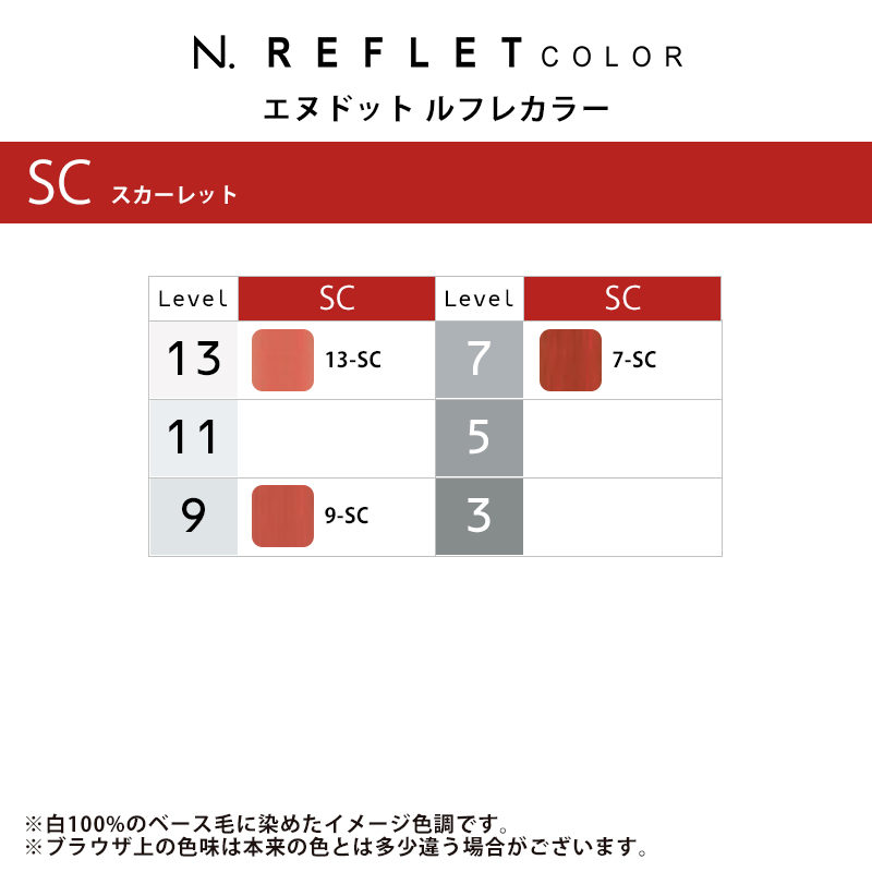 N. ナプラ エヌドット ルフレカラー 1剤 SCARLET スカーレット 80g