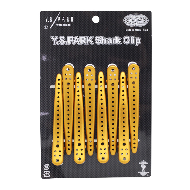 Shark（シャーク） Y.S.PARK クリップ 8本入|ヘアクリップ 跡がつき