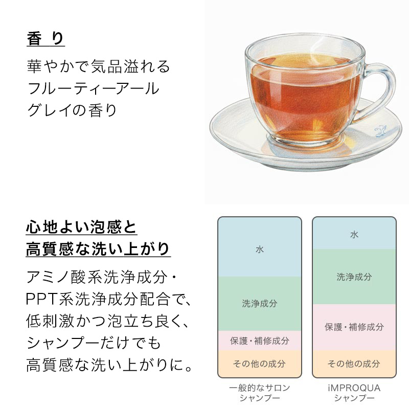 アモロス クロニーインプロキュアシャンプー MO モイスト|400ml 800ml