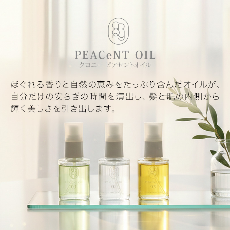 アモロス クロニー ピアセントオイル 50ml|01M 抹茶 02S サボン 03K