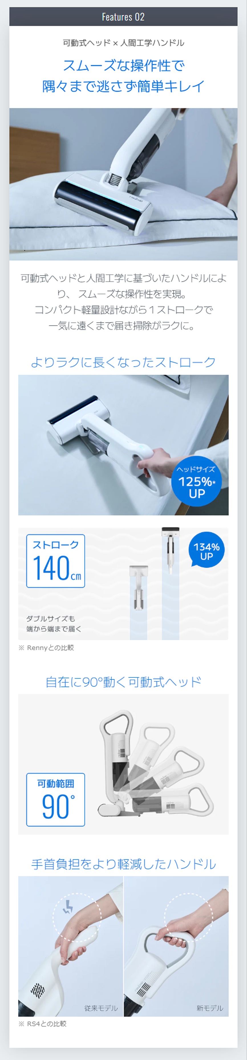 レイコップ（RAYCOP） 公式ストア 布団クリーナー コードレス 新型 UV