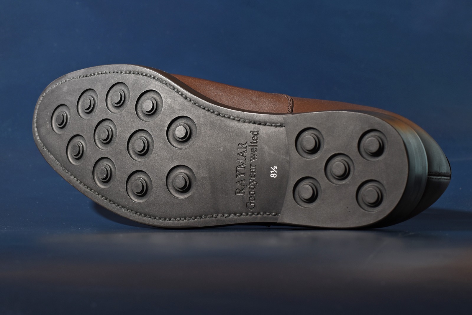 RAYMAR】ストレートチップ ダークブラウン Billy RAYMAR グットイヤー