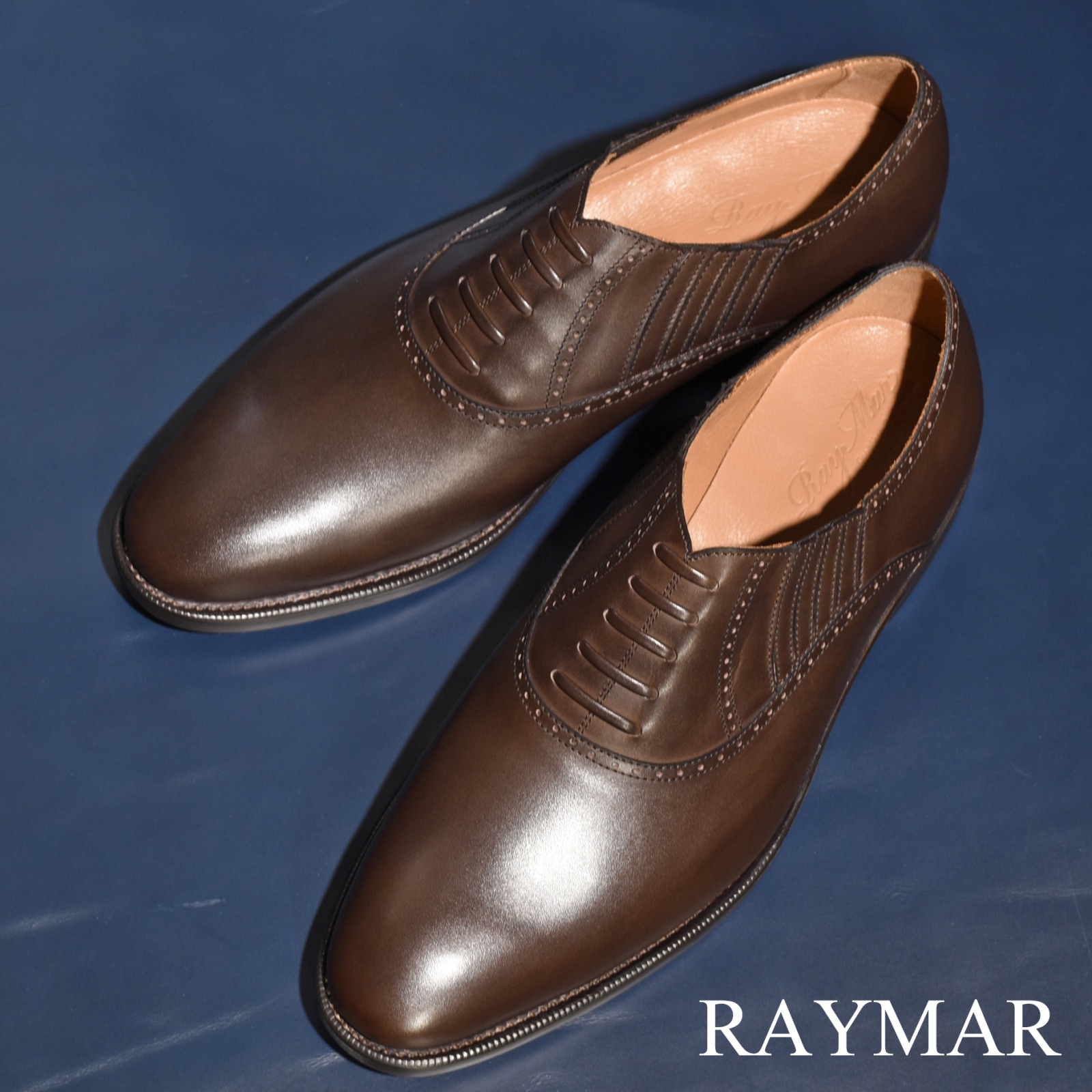 RAYMAR】プレーントゥ レイジーマン ダークブラウン Brent