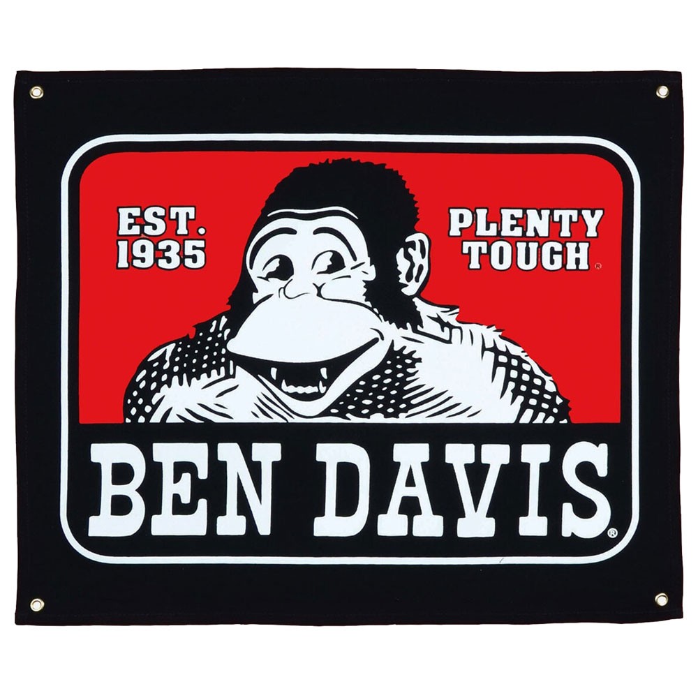 Ben Davis ベンデイビス タペストリー バナー Classic Logo Banners ブラック Rayray 通販 Yahoo ショッピング