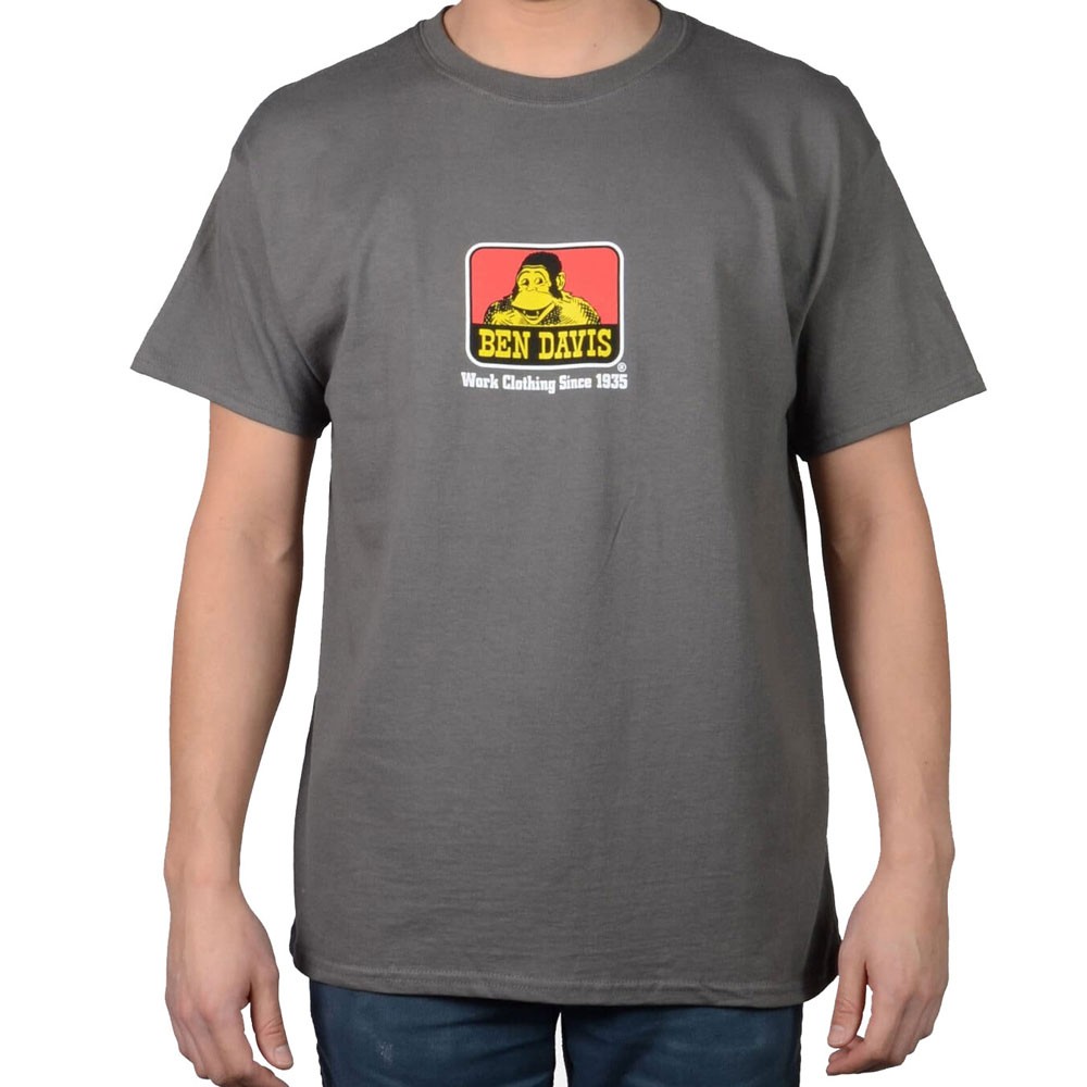 特売 Davis/ベンデイビス Ben 半袖Tシャツ (チャコールグレー) Tee Logo Classic 半袖 SIZE:L -  www.sustentec.com.br