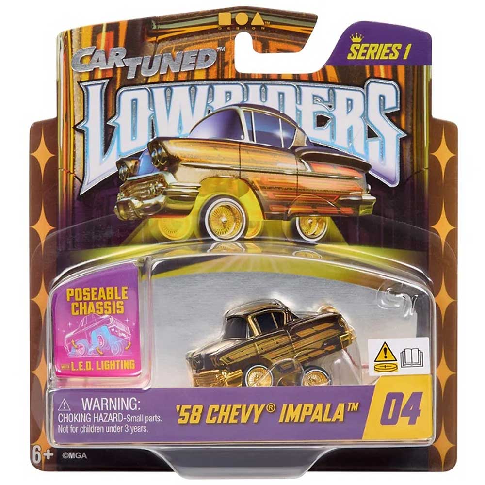 しろみ〜 CarTuned 64 Chevy Impala ローライダー CarTuned / カーチューンド Lowriders Show Glow Series1 1/64