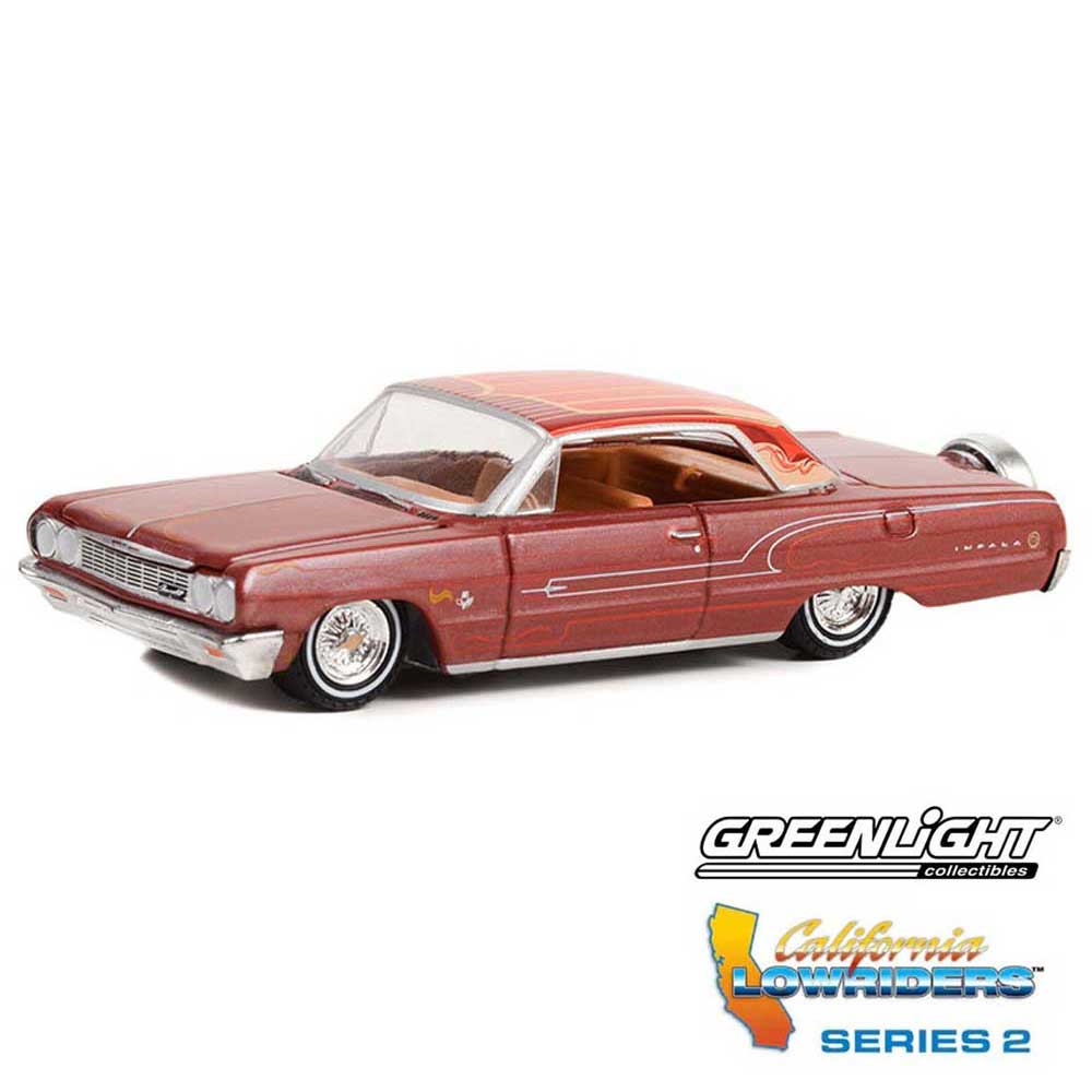 Green Light / グリーンライト California Lowriders 1/64 ミニカー ローライダー インパラ Series2  1964 Chevy Impala Cont.Kit (レッド) : 43093323003 : RayRay - 通販 - Yahoo!ショッピング