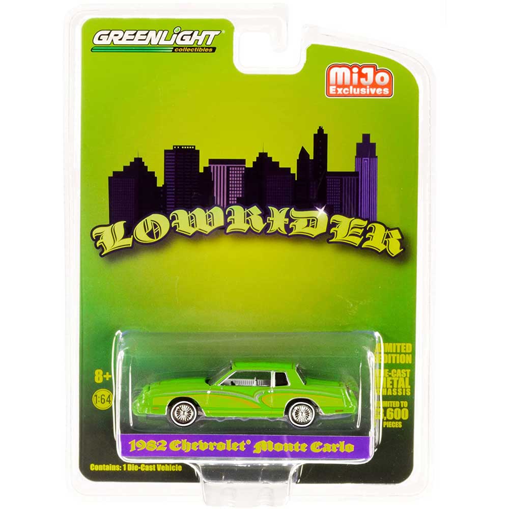 GreenLight/グリーンライト Mijo Lowrider 1/64 ミニカー モンテ 1982 Chevy Monte Carlo (ライム グリーン) :43093322008:RayRay - 通販 - Yahoo!ショッピング