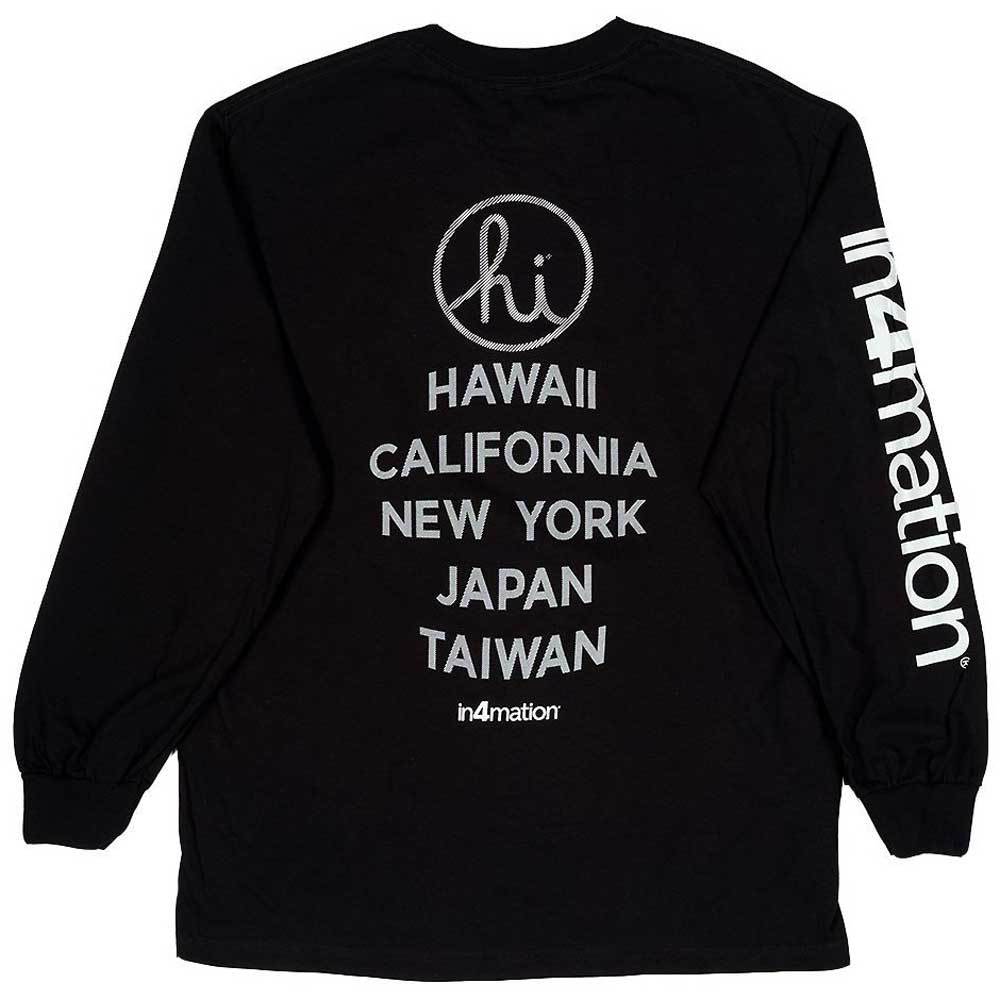 IN4MATION/インフォメーション 長袖Tシャツ Global Hi LS Tee