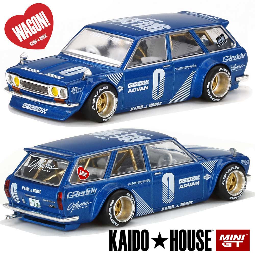 Kaido House/街道ハウス ミニカー 1/64 MiniGT x KaidoHouse Datsun