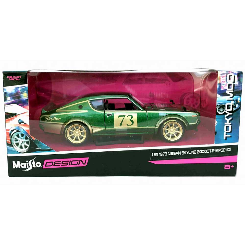 Maisto/マイスト Tokyo Mod 1/24 ミニカー ケンメリ 1973 Nissan 