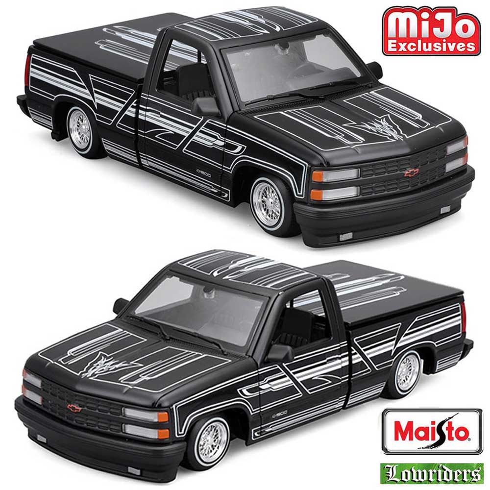 Maisto マイスト ローライダー シボレー C1500 ミニカー 新品pb マイスト Maisto/マイスト Mijo 限定 Lowriders 1/24 ミニカー