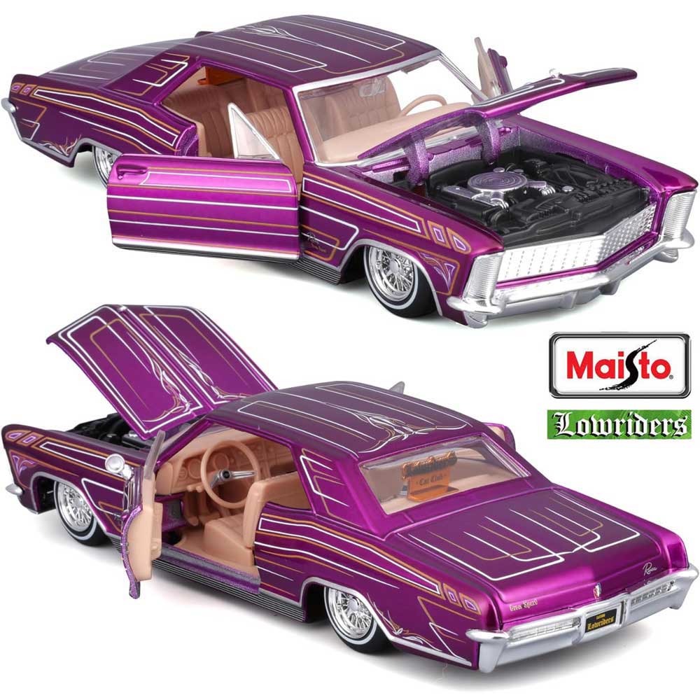 notatano888 4台セット！マイスト　1965 シボレーなど マイスト Maisto/マイスト Lowriders 1/24 ミニカー ローライダー
