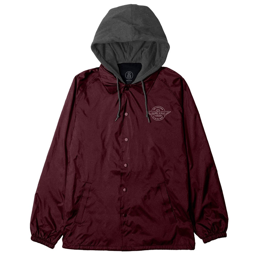 Rebel8/レベルエイト コーチジャケット Territory Coaches Jacket (バーガンディー) SALE セール