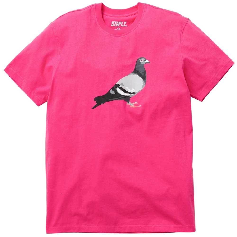 Staple/ステイプル Tシャツ Pigeon Logo Tee (ルビーレッド