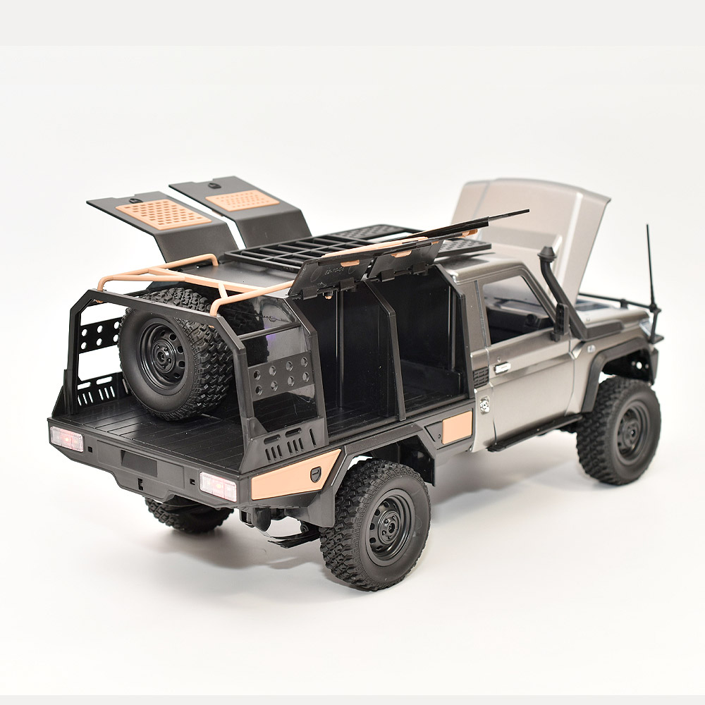 MNモデル トヨタ ランドクルーザー79オーバランド仕様 1/12 アウトドアラジコン MN-82S RTR
