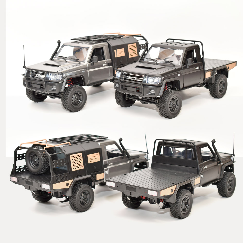MNモデル トヨタ ランドクルーザー79オーバランド仕様 1/12 アウトドアラジコン MN-82S RTR