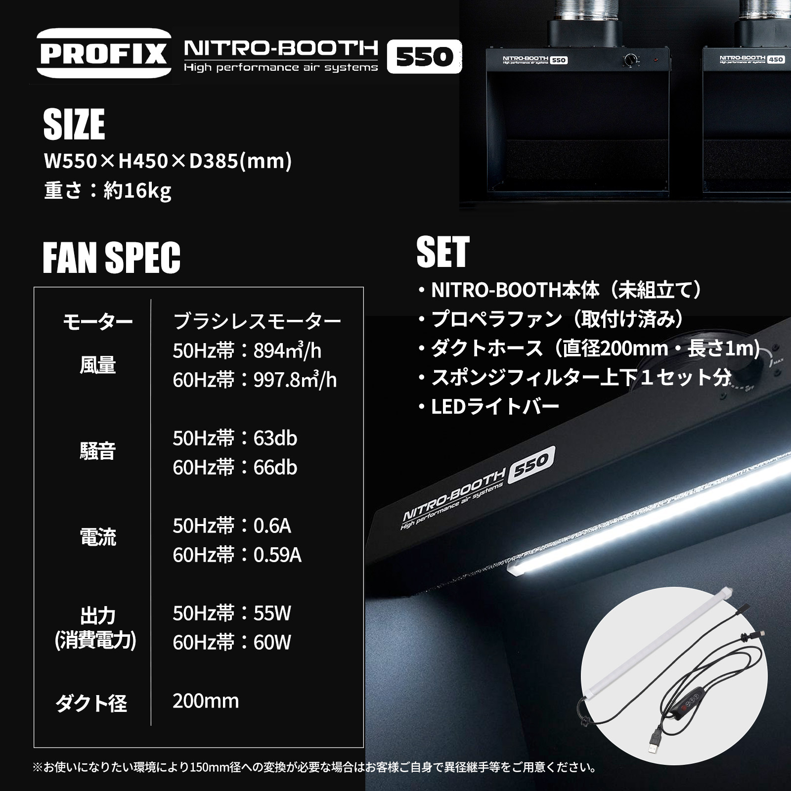 PROFIX 塗装ブース ニトロ ブース