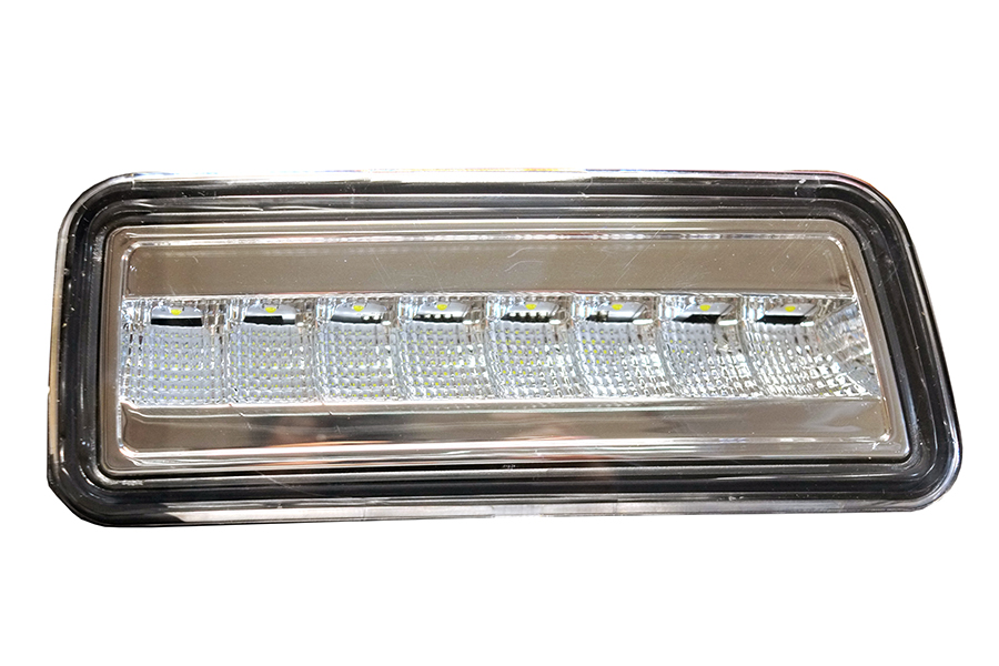メッキ バンパー A デュトロ ダイナ トヨエース 標準キャブ トラック LED フォグ ランプ カスタム メッキ パーツ 専用ステー付 ヒノ 日野 トヨタ 商用の画像