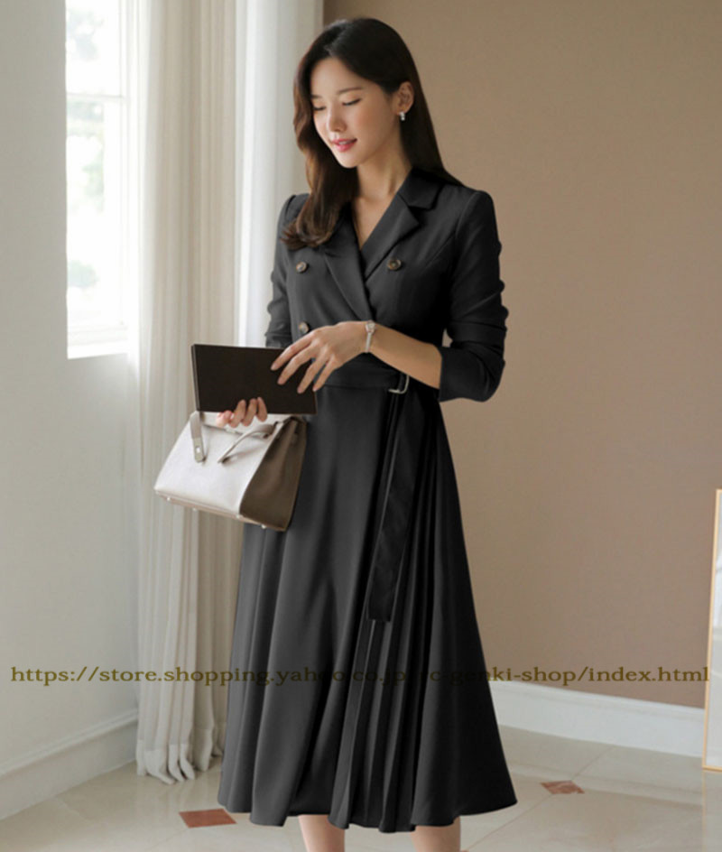 2023♡美品♡45R オックスフォードのシャツドレス マキシ丈 ワンピース 3 2023♡美品♡45R オックスフォードのシャツドレス マキシ丈