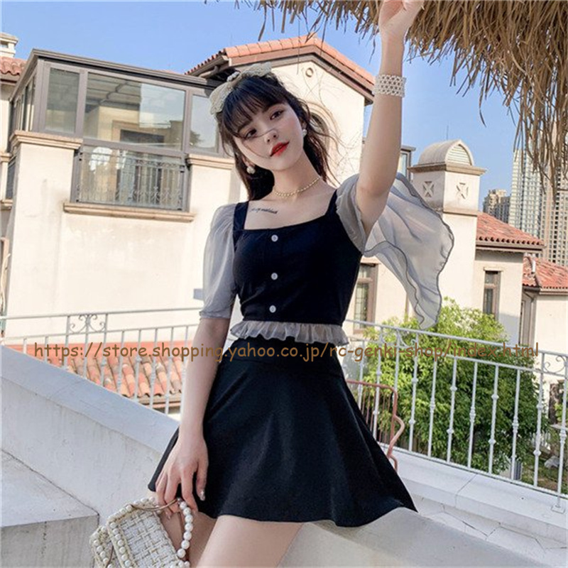 体型カバー 水着 レディース ワンピース セパレート 大きい 体型カバー 水着 レディース ワンピース セパレート 大きい