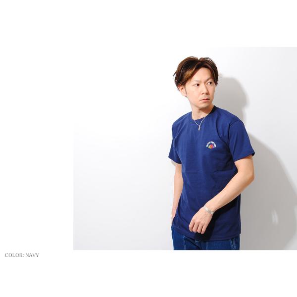 刺繍ロゴ Tシャツ fruit of the loom フルーツオブザルーム スーパープレミアムボディ ワンポイントTEE 半袖 夏物 夏服  U.S.Aコットン 綿100% 送料無料 メンズ : 0222-513fl-c : Re-AP - 通販 - Yahoo!ショッピング