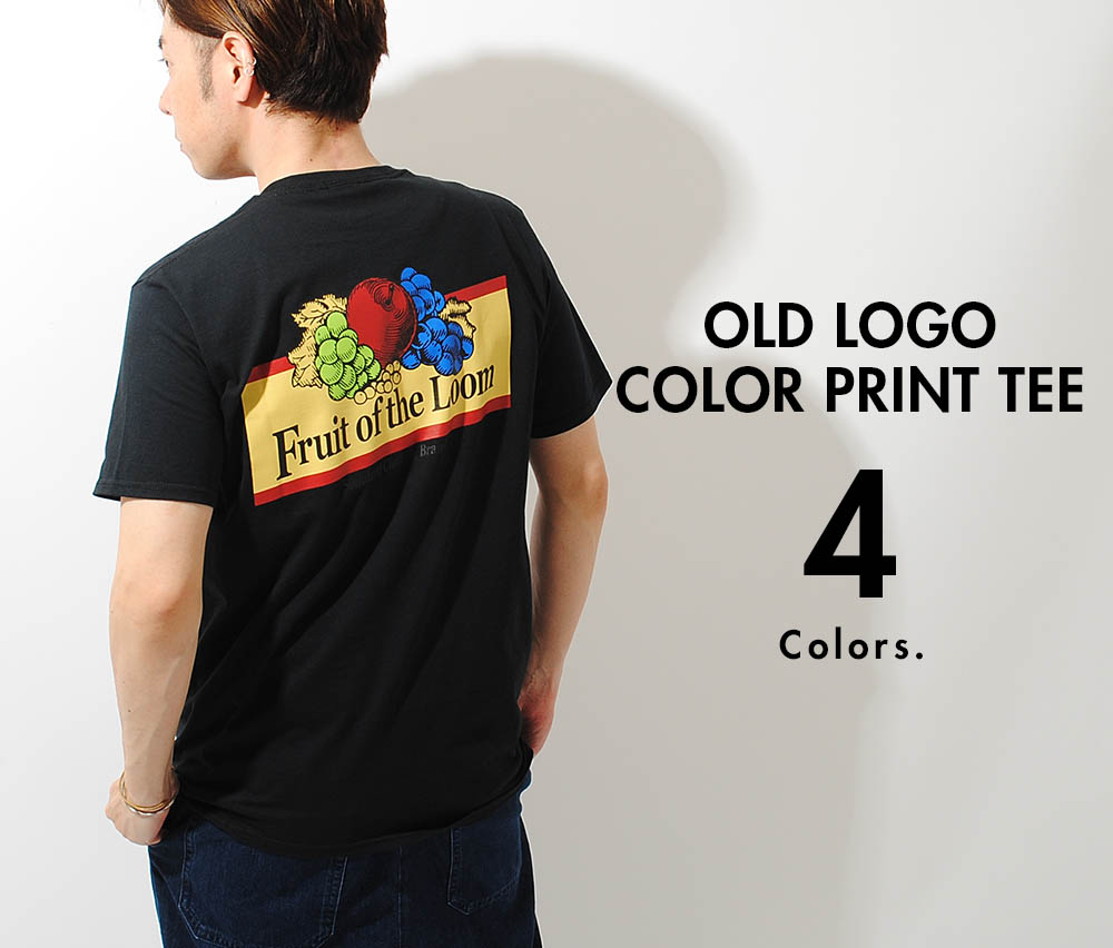 オールドロゴ バックプリント ロゴ Tシャツ fruit of the loom