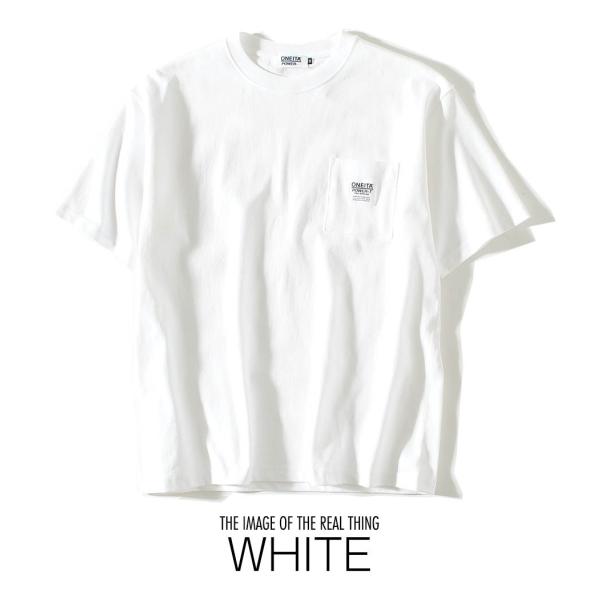 90s ONEITA ポケット Tシャツ ホワイト XL Tシャツ ポケット付き ビッグシルエット 9oz 厚手